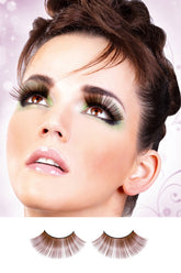 Dark Brown Glitter Eyelashes - BE506 by Baci Lingerie